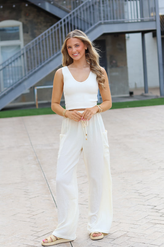 On the Harbor Wide Leg Pants