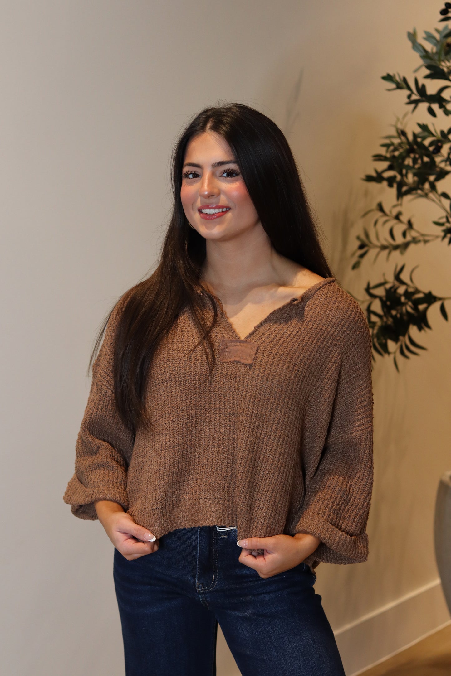 Robyn Cuff Sleeve Sweater