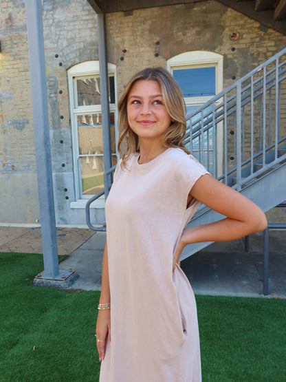 OTG Dress - Dark Taupe