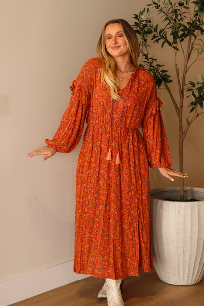 Woodstock Gauze Midi Dress