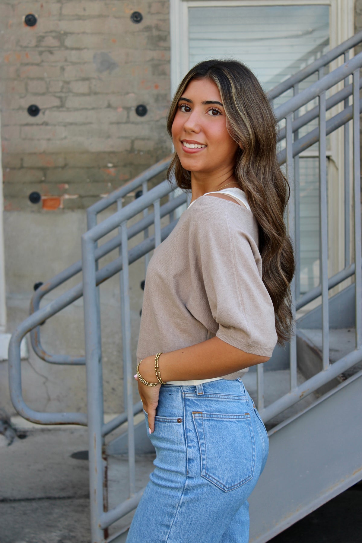 Gemma Knit Sweater Top