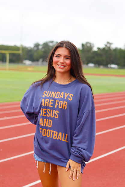 Sundays are for Jesus and Football Graphic Tee