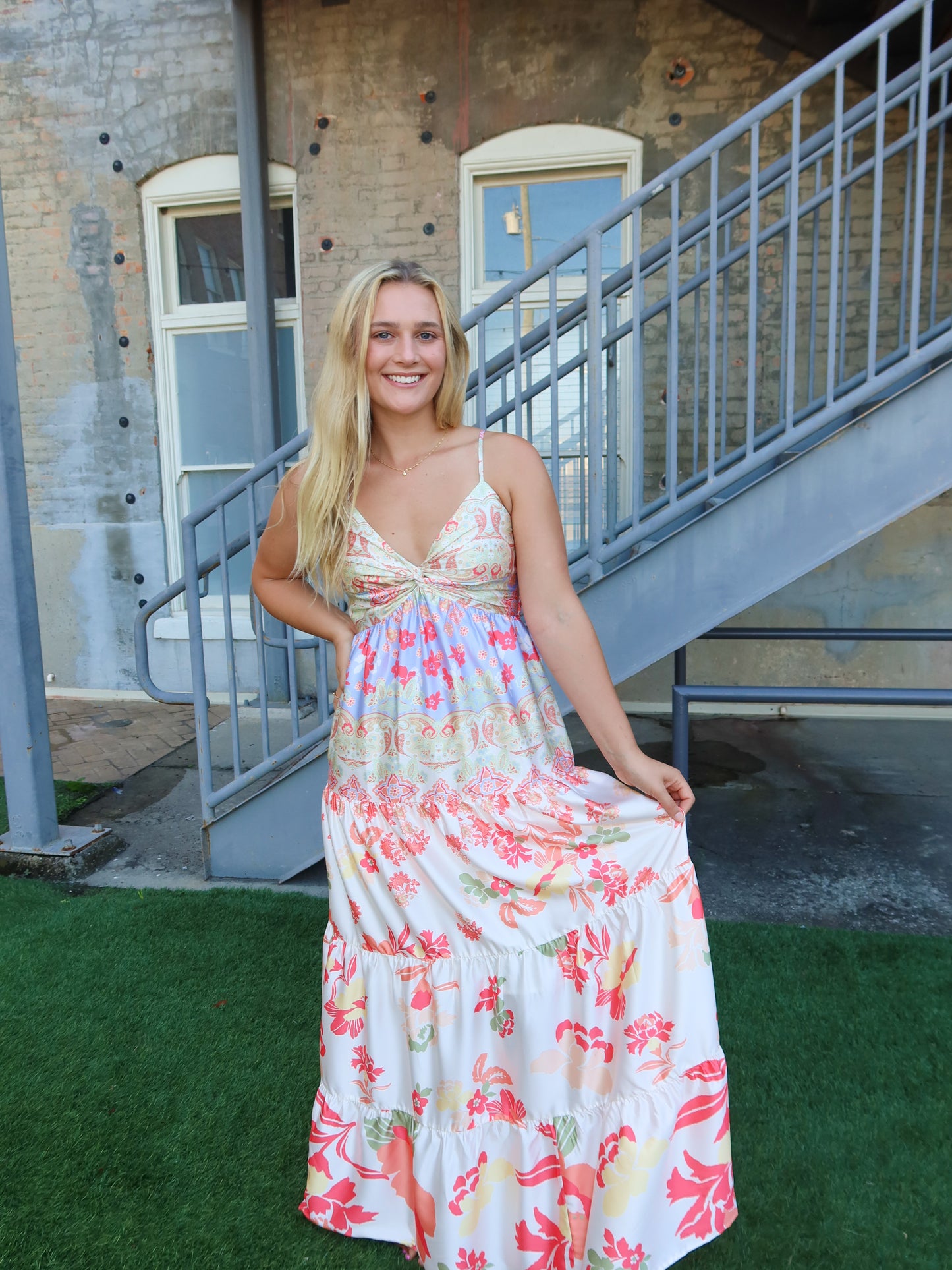 Vera Satin Maxi Dress