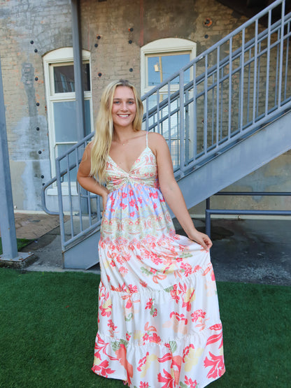 Vera Satin Maxi Dress