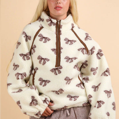 Bow Sherpa Pullover