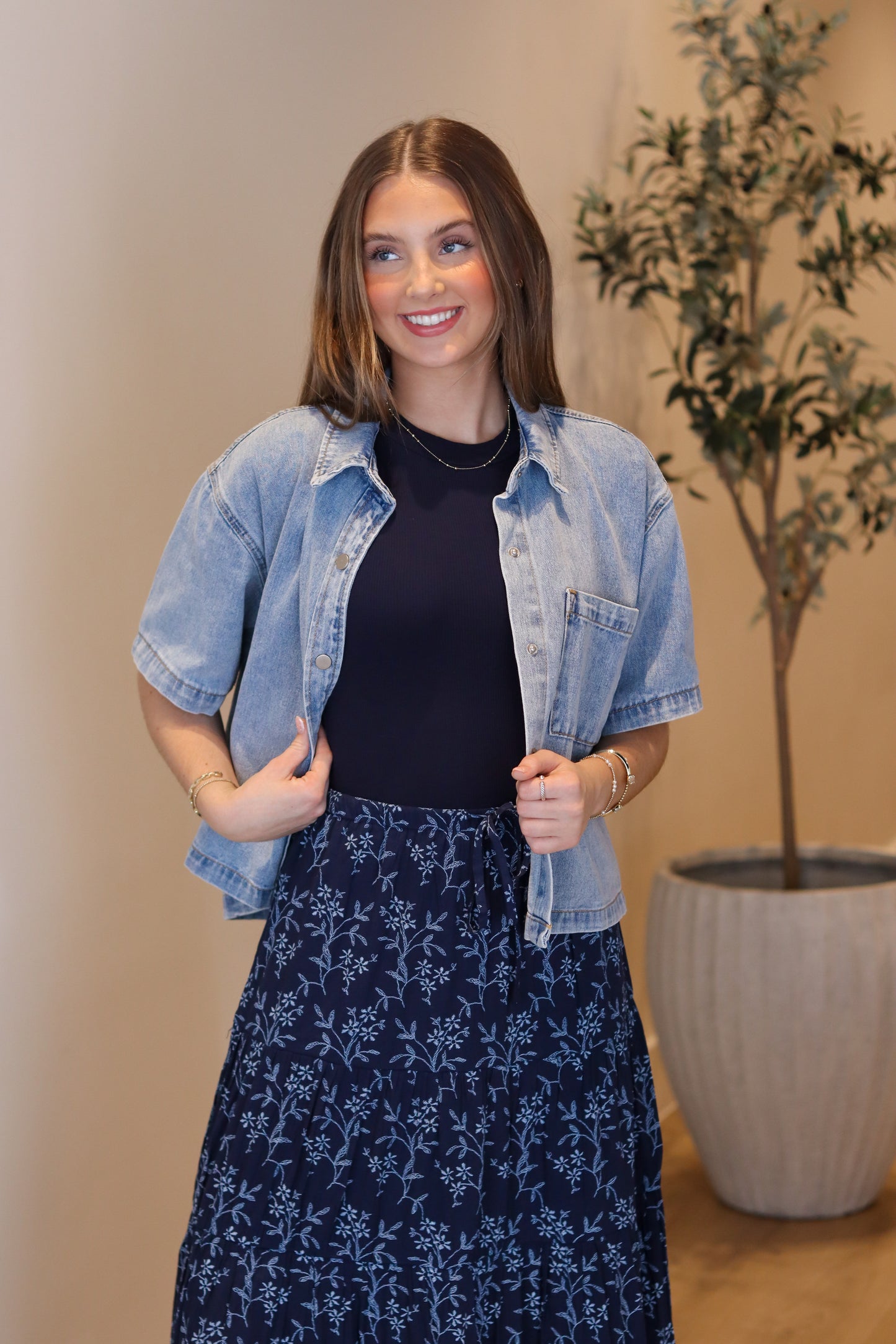 Day Out Denim Button Up