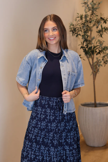 Day Out Denim Button Up