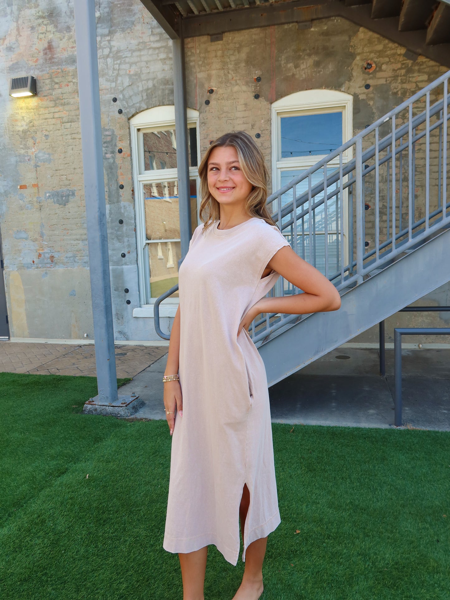 OTG Dress - Dark Taupe