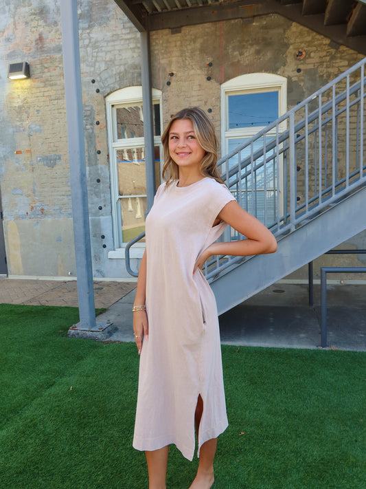 OTG Dress - Dark Taupe