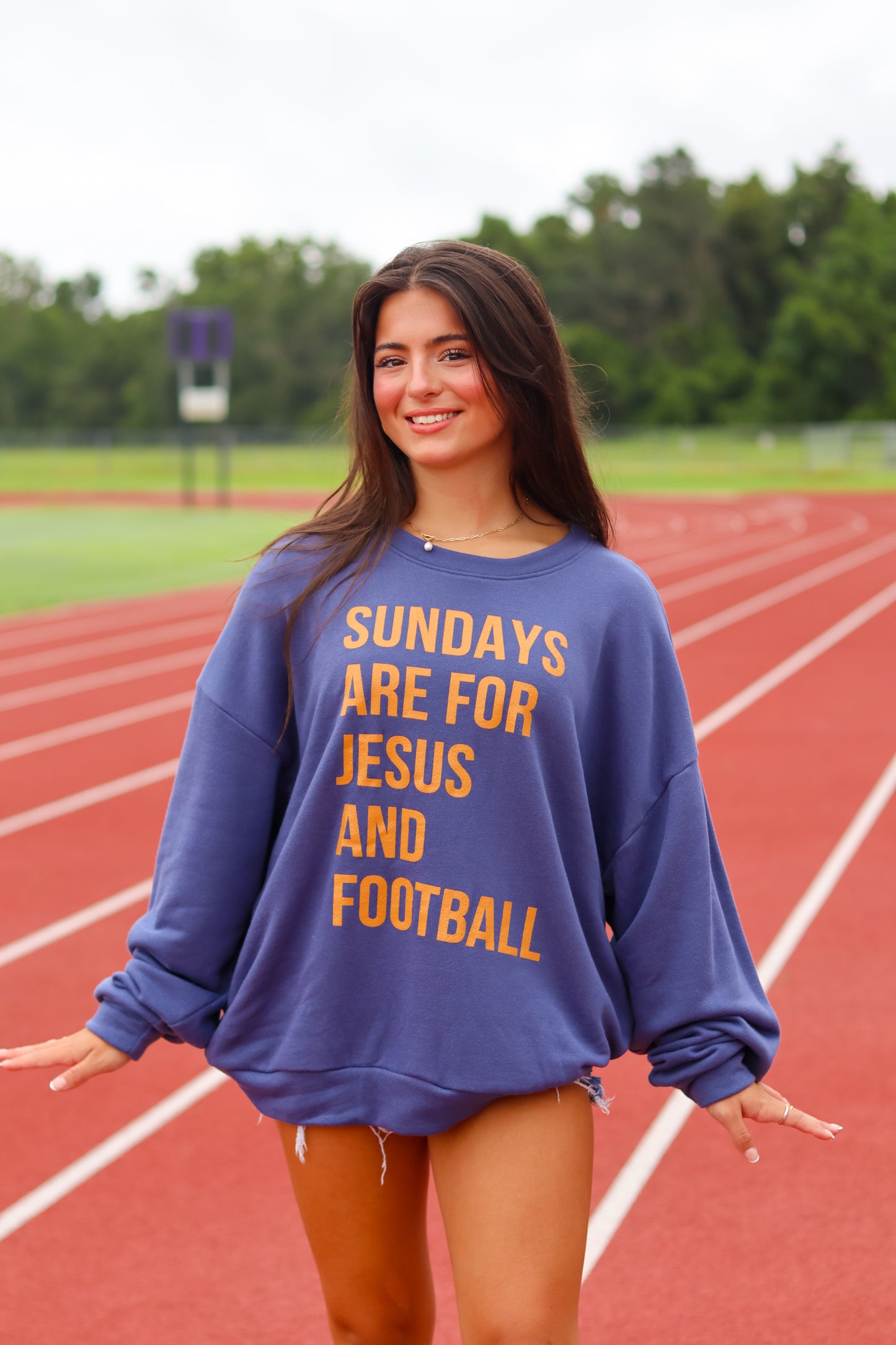 Sundays are for Jesus and Football Graphic Tee