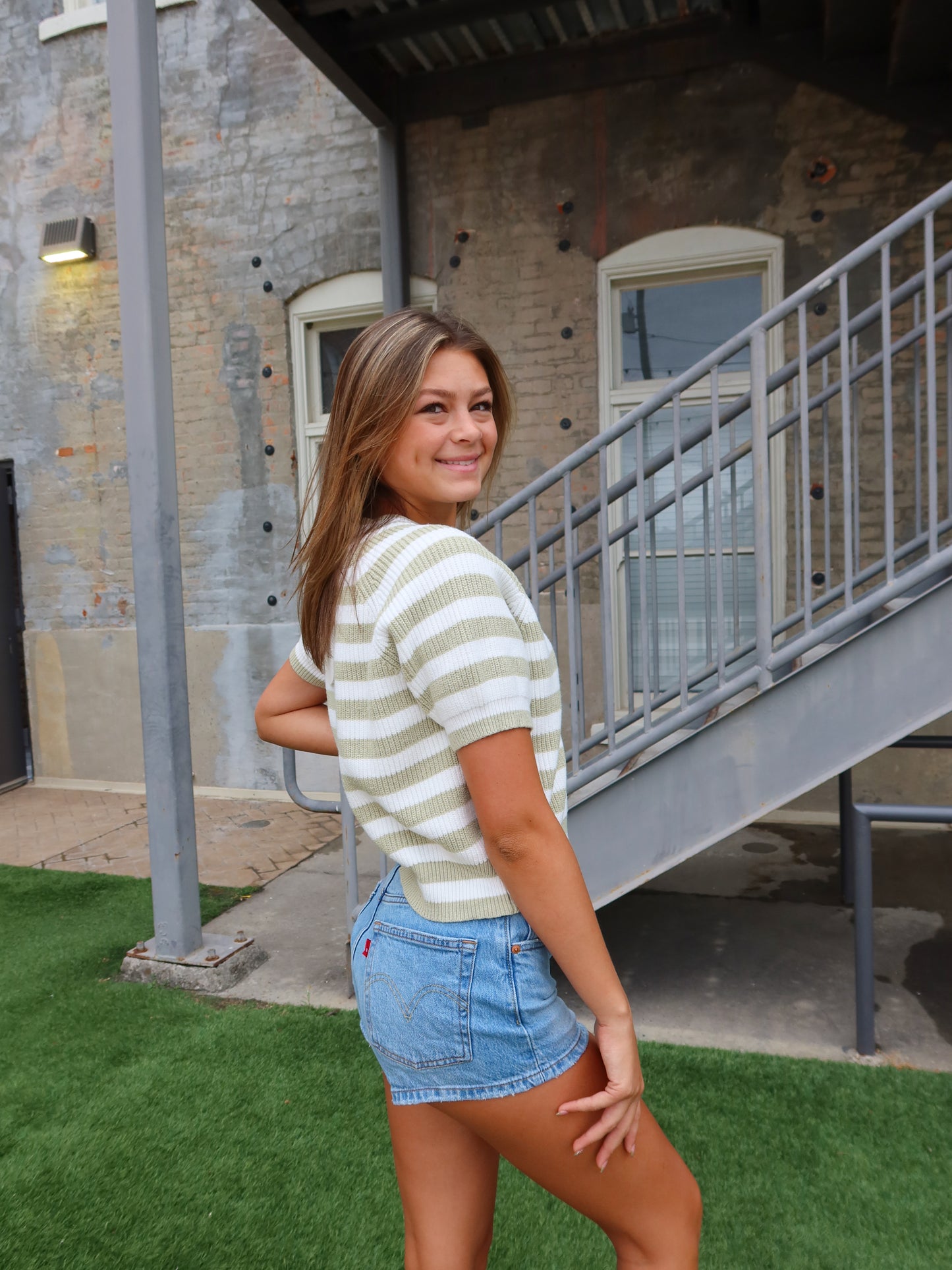 Regan Striped Sweater