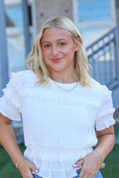 Josephine Smocked Top