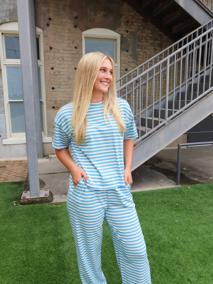 Baby Blues Striped Set