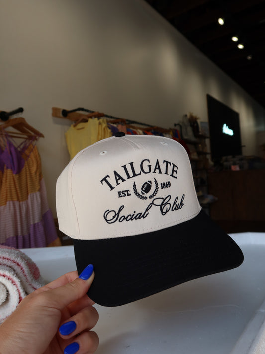 Tailgate Social Club Trucker Hat (Black)