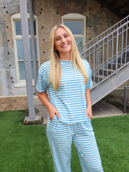 Baby Blues Striped Set
