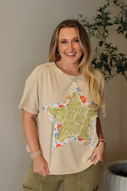 Stargirl Patchwork Tee