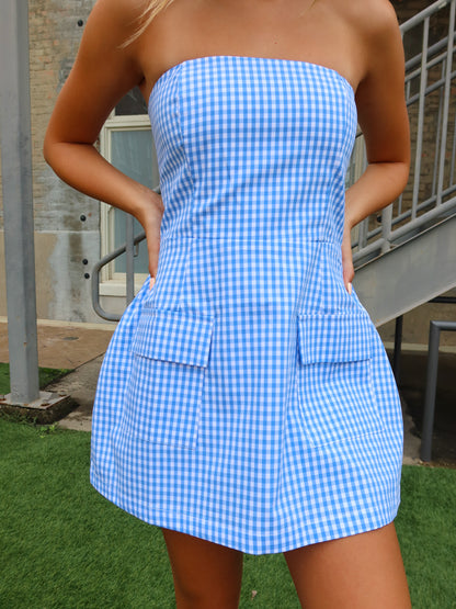 Paloma Checkered Romper
