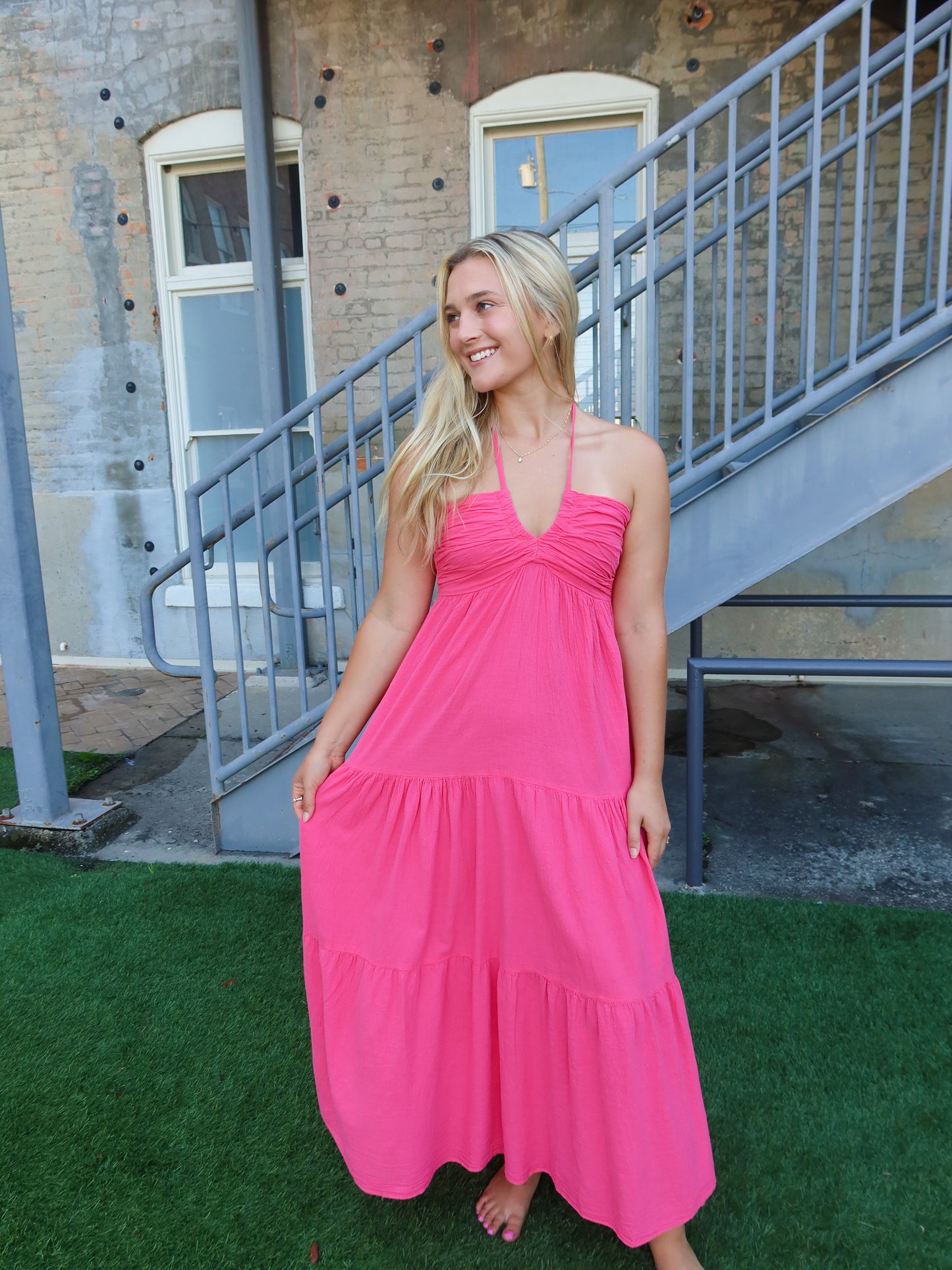 Bombshell Flowy Dress