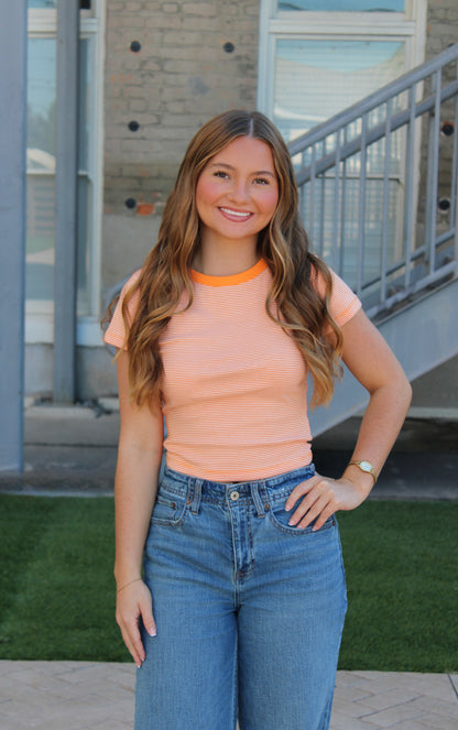 Sable Striped Top
