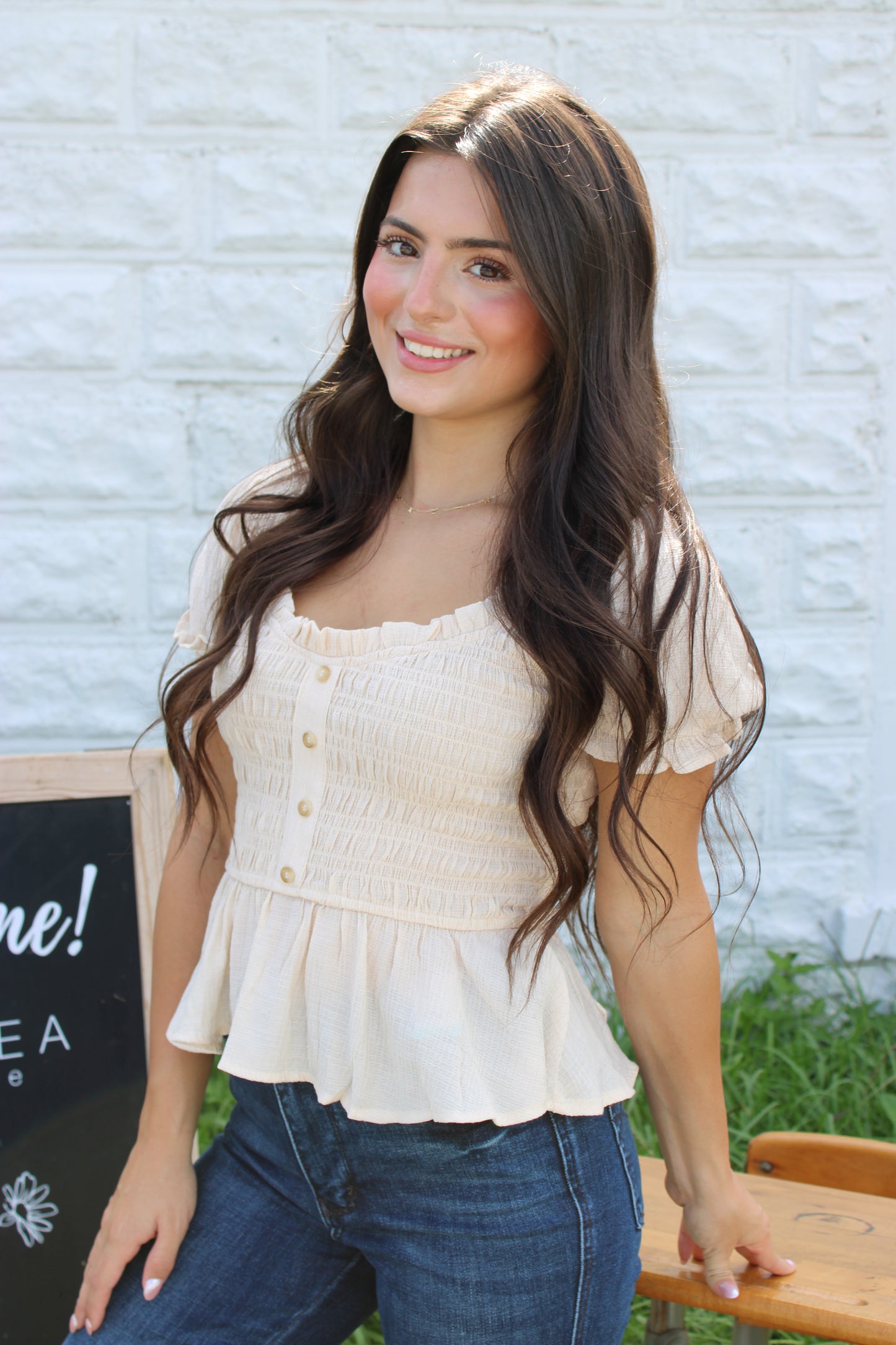 Baylee Smocked Top