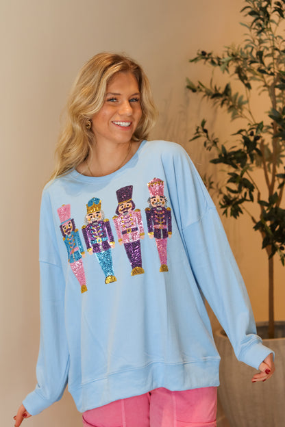 Sequin Nutcracker Sweatshirt