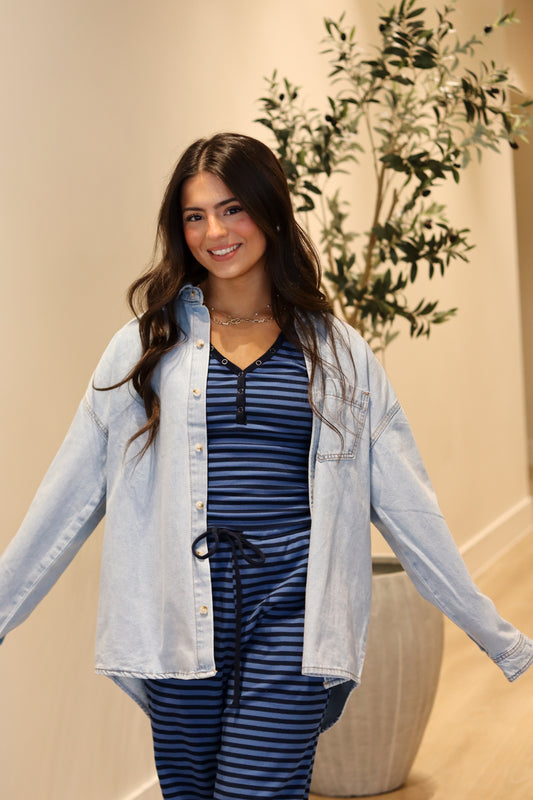 Sloane Button Up Denim Shirt