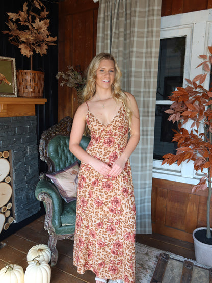 Wild Roses Maxi Dress