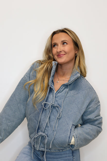 Bailey Bow Denim Jacket