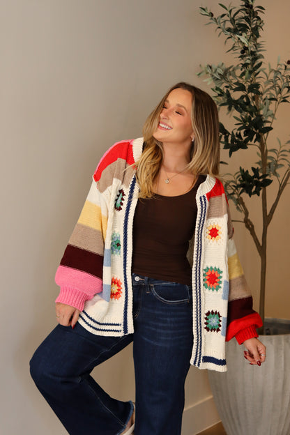 Gracie Patchwork Cardigan