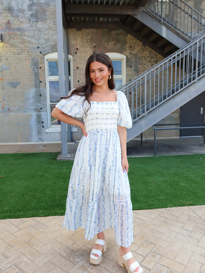 Robyn Smocked Maxi Dress