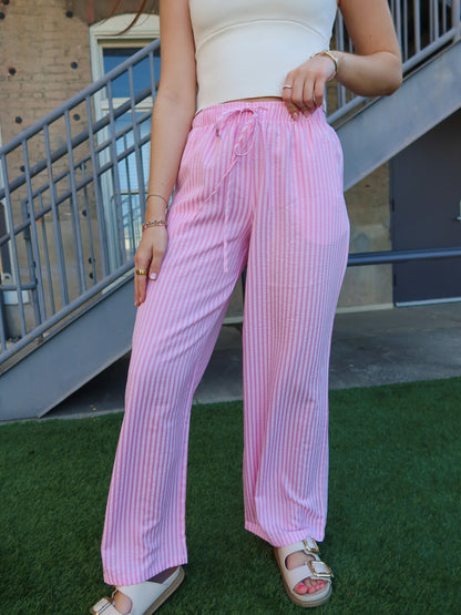 Drift Drawstring Striped Pants