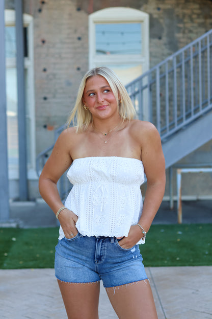Britt Strapless Top