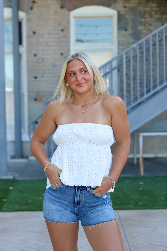 Britt Strapless Top