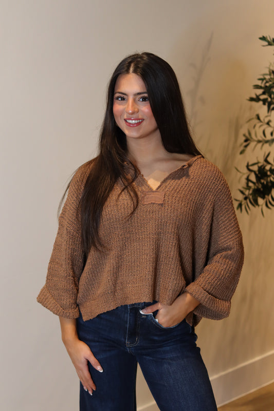 Robyn Cuff Sleeve Sweater