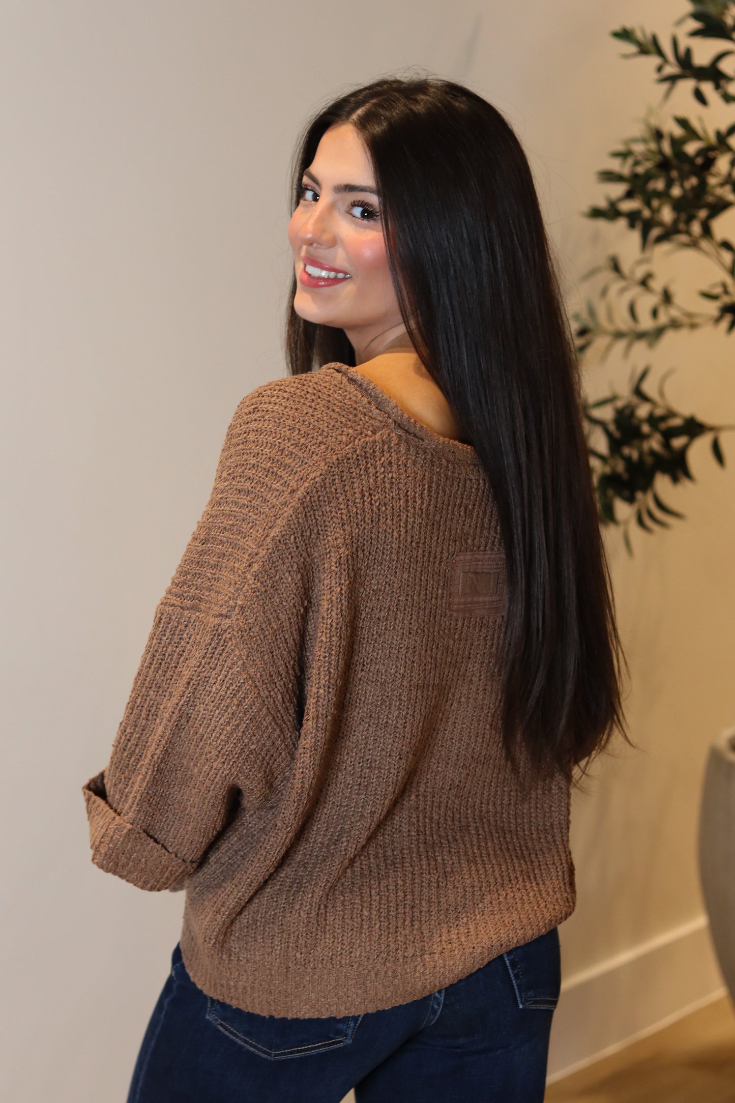 Robyn Cuff Sleeve Sweater