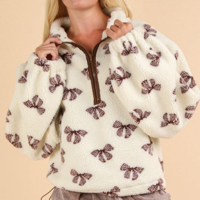 Bow Sherpa Pullover