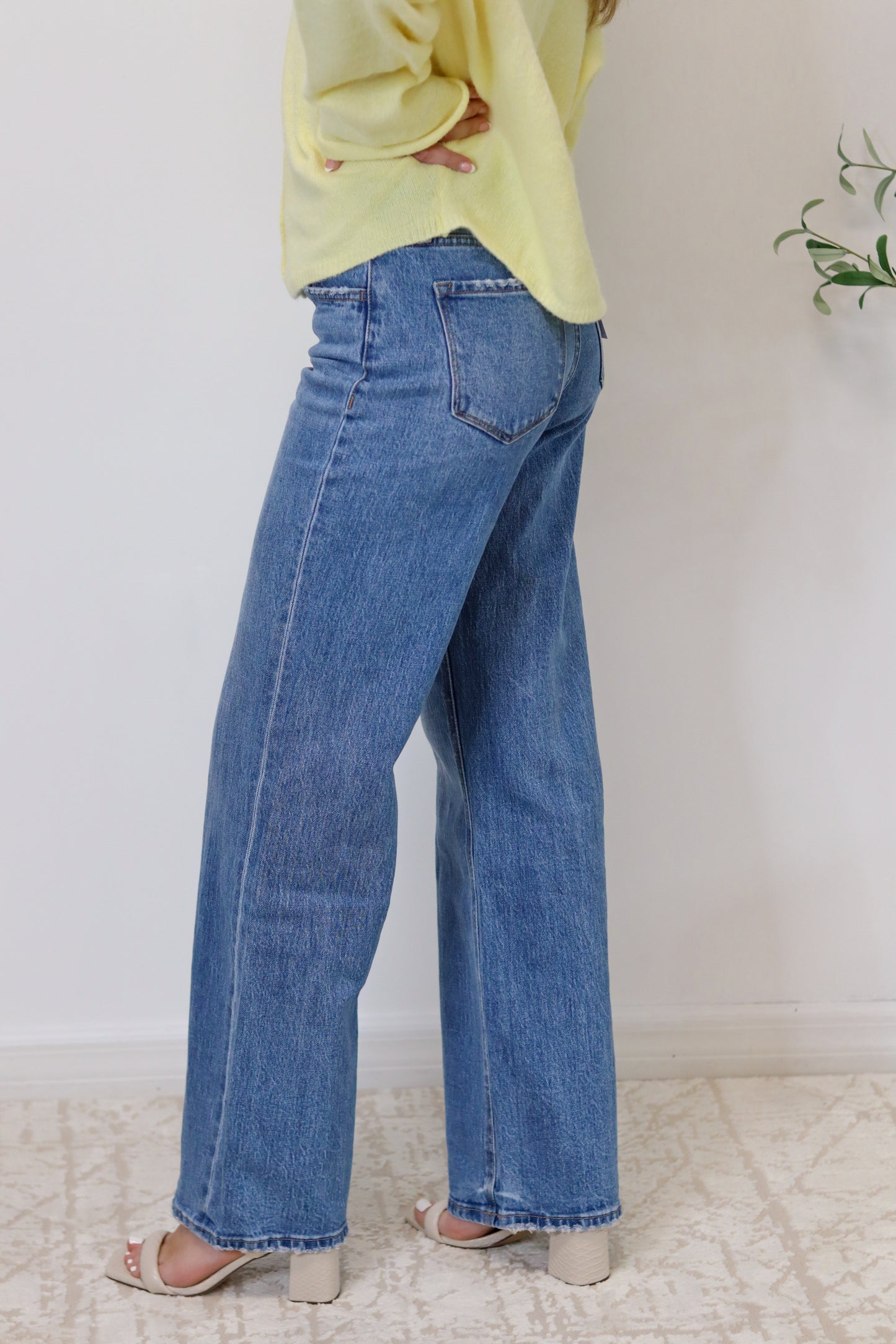 Halleigh High Rise Wide Leg Jeans