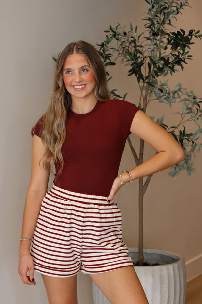 Kaylor Bodysuit - Oxblood