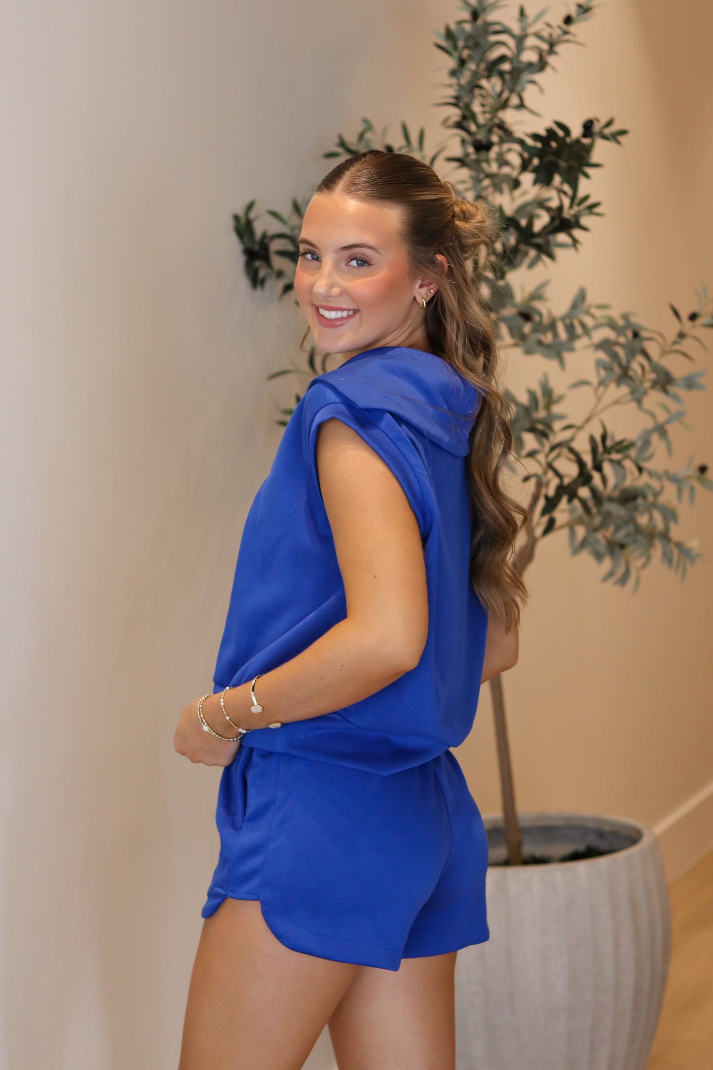 Blake Short Set - Cobalt Blue
