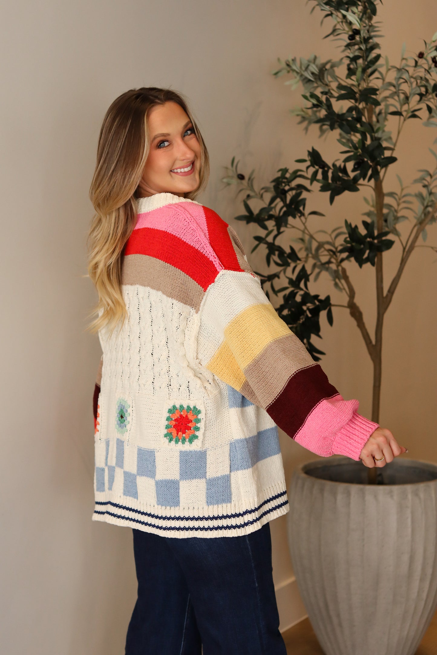 Gracie Patchwork Cardigan