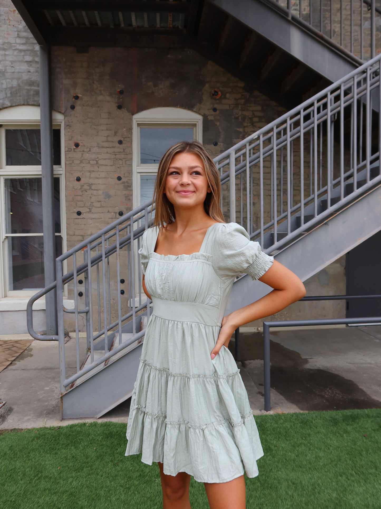 Clara Ruffle Mini Dress