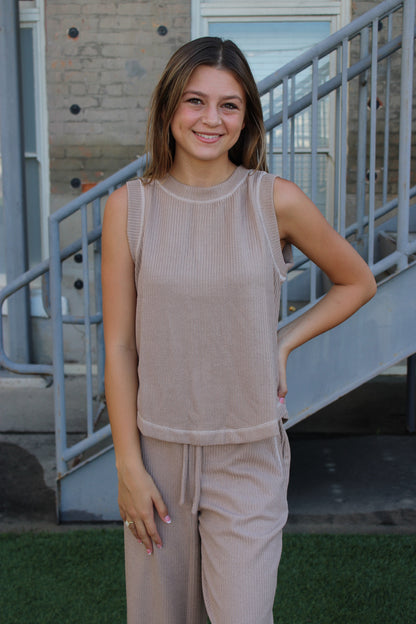 Briar Knit Top - Mocha