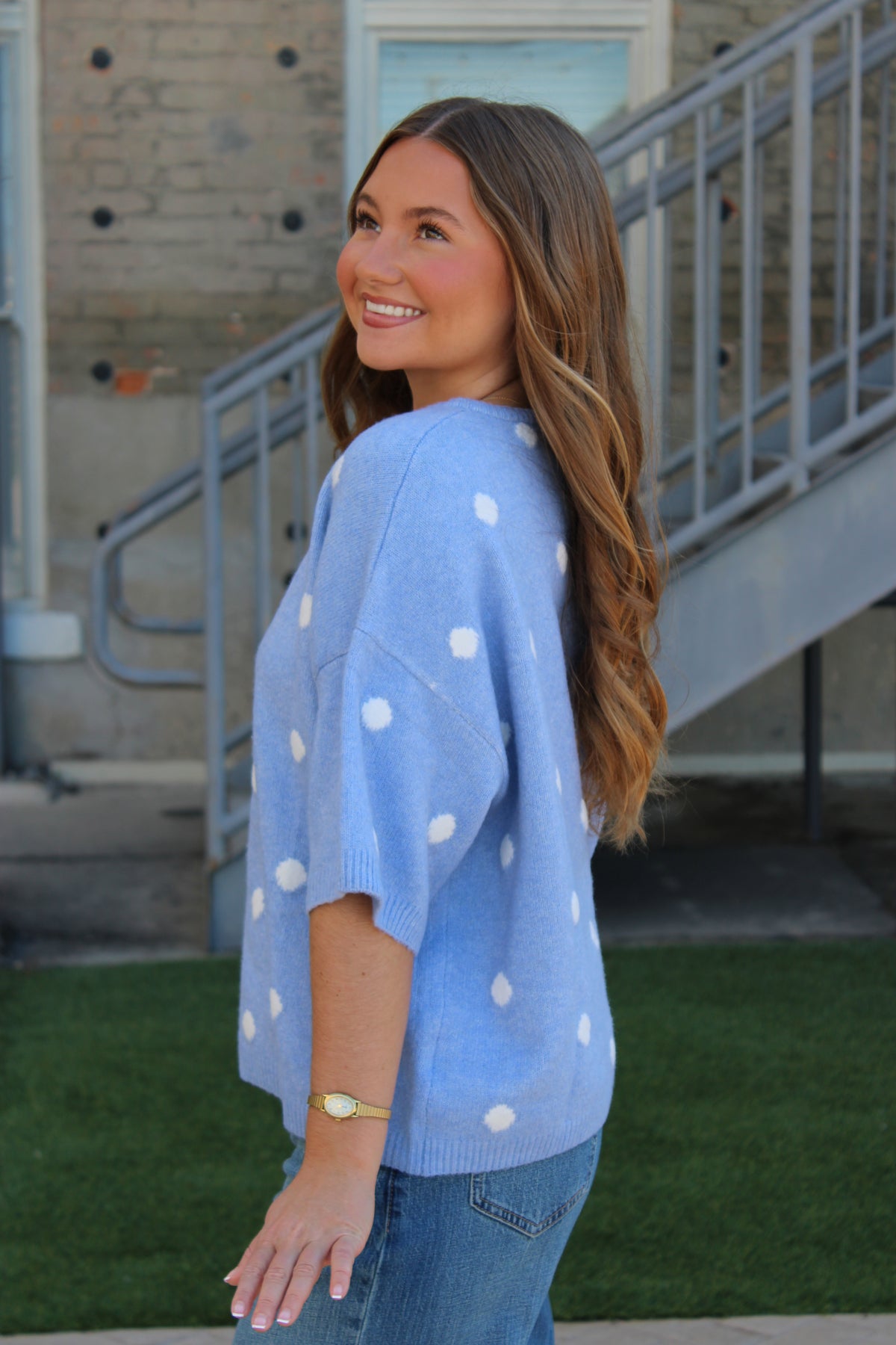 Margaret Polka Dot Cardi