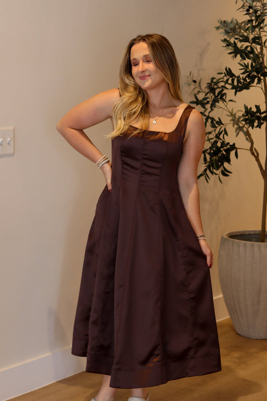 Elias A-Line Midi Dress