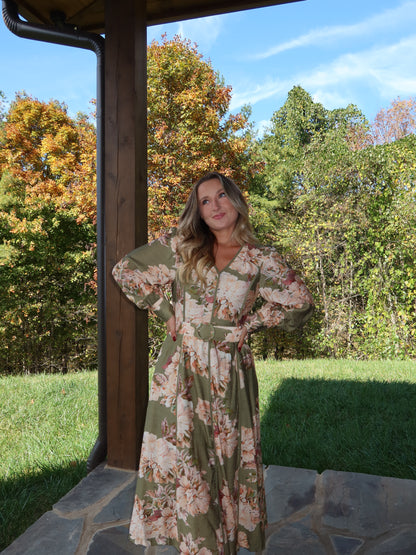 Josey Floral Midi Dress