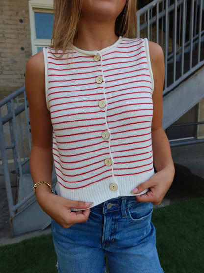 Boardwalk Stripe Vest