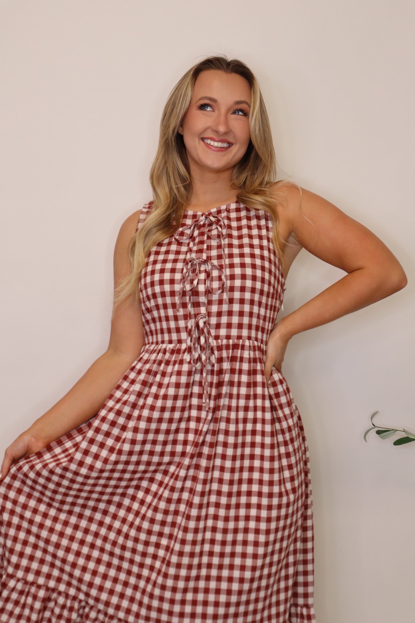 Amelia Gingham Dress