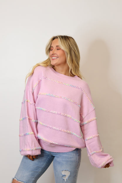 Colby Rainbow Knit Sweater