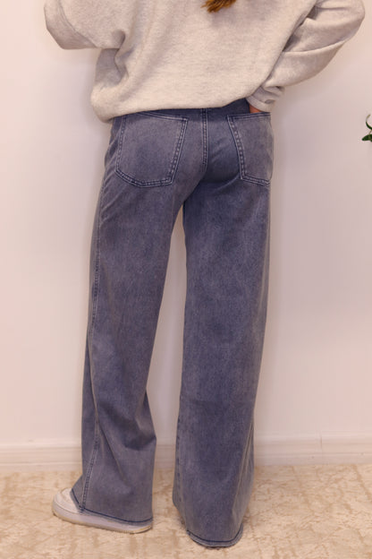 Aria Wide Leg Denim Pants