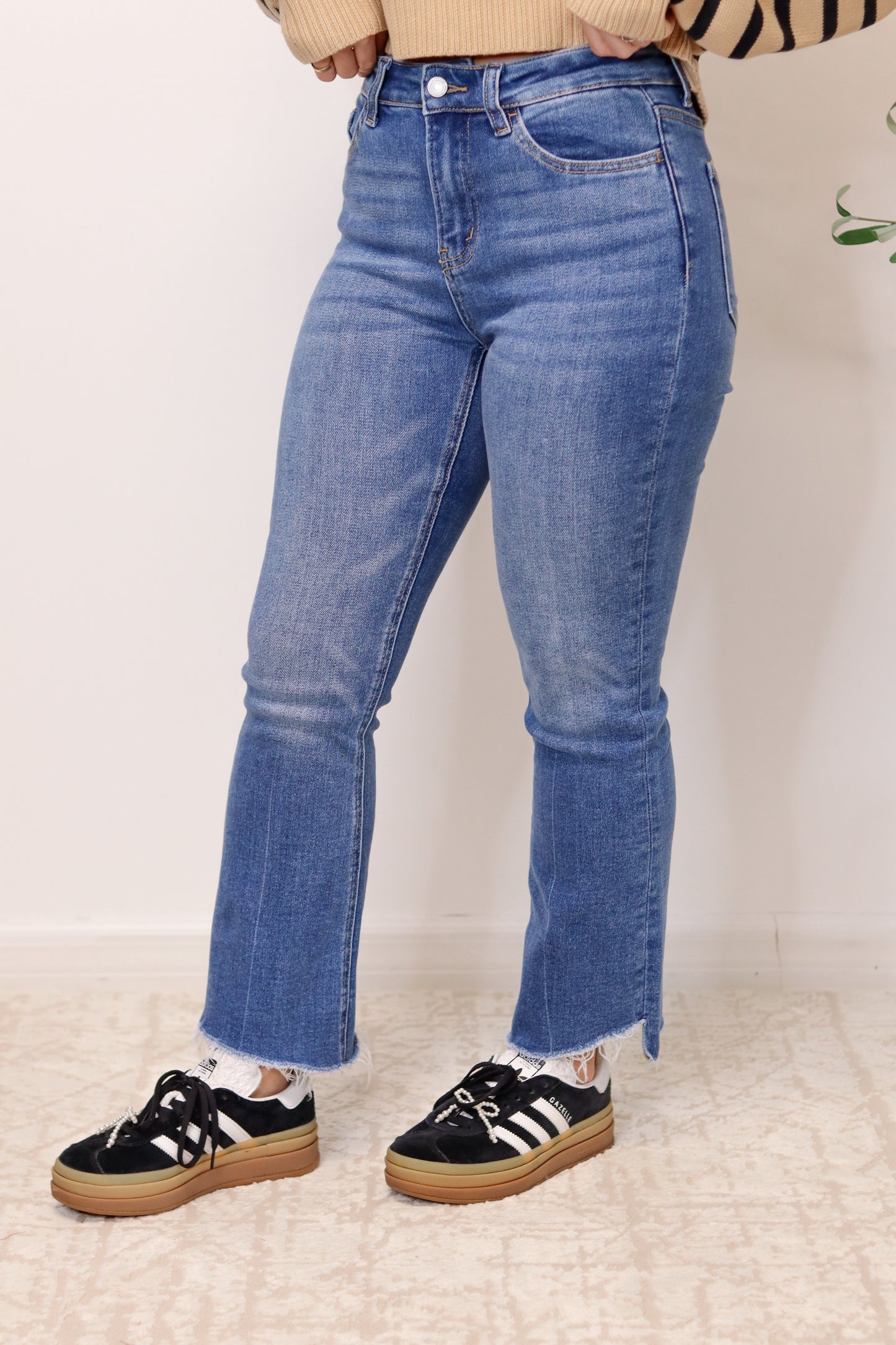 Hailey High Rise Kick Flare Jeans